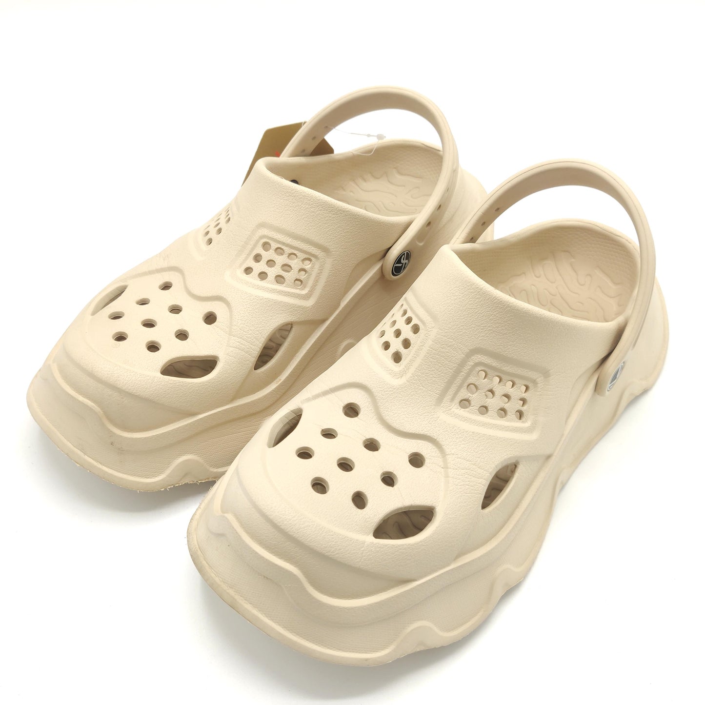 Beige EVA Platform Clog